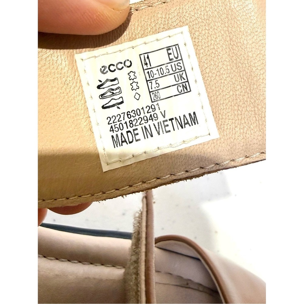 ECCO Sculpted Sandal LX 35 Women's US 10-10.5 EU‎ 41 Brown Leather Block Heel - Picture 9 of 11
